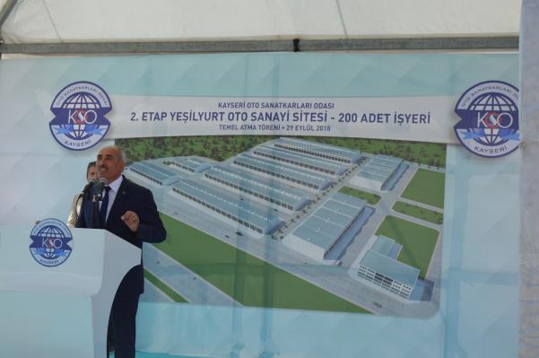 2.ETAP YEŞİLYURT OTO SANAYİ SİTESİ  TEMEL ATMA TÖRENİ