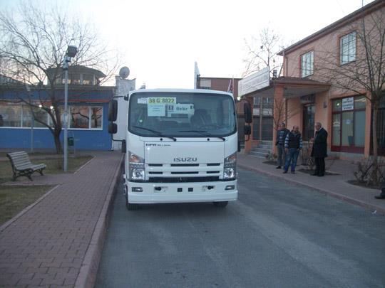 ESNAFLARIMIZA HİZMET ETMEK İÇİN OTOPARK'A ISUZU ALINMIŞTIR