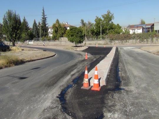  SANAYİMİZİN ŞEKER GİRİŞİNDE KAVŞAK DÜZENLEMESİ YAPILDI