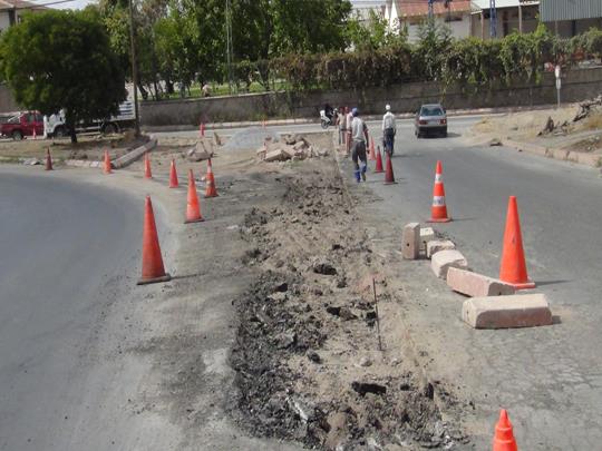  SANAYİMİZİN ŞEKER GİRİŞİNDE KAVŞAK DÜZENLEMESİ YAPILDI