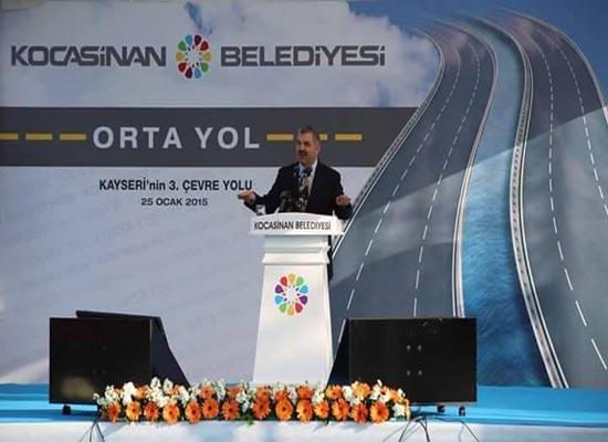 KOCASİNAN BÖLGESİNE YAPILAN ORTA YOL PROJESİ HAYIRLI OLSUN