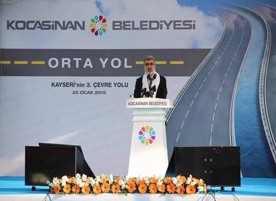 KOCASİNAN BÖLGESİNE YAPILAN ORTA YOL PROJESİ HAYIRLI OLSUN