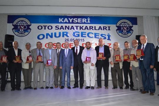 OTO SANATKARLARI ONUR GECESİ.