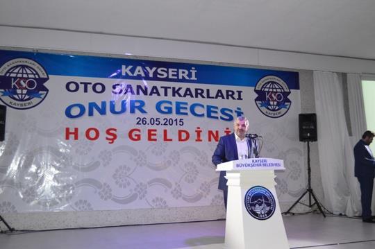 OTO SANATKARLARI ONUR GECESİ.