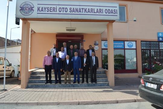 AK PARTİ KAYSERİ MİLLETVEKİLİMİZ İSMAİL TAMER VE AK PARTİ KOCASİNAN İLÇE BAŞKANI MUAMMER KILIÇ'IN ODAMIZI ZİYARETİ