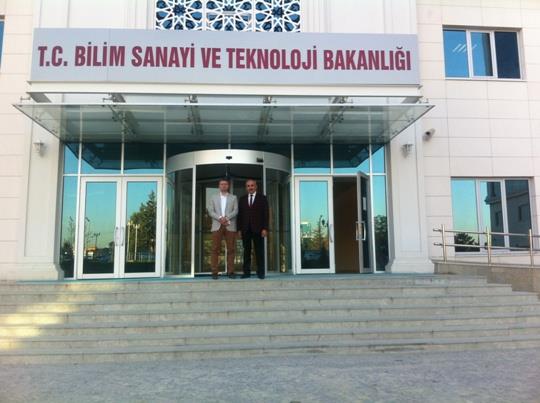 TOKİ VE BİLİM SANAYİ VE TEKNOLİJİ BAKANLIĞINI ZİYARETİMİZ