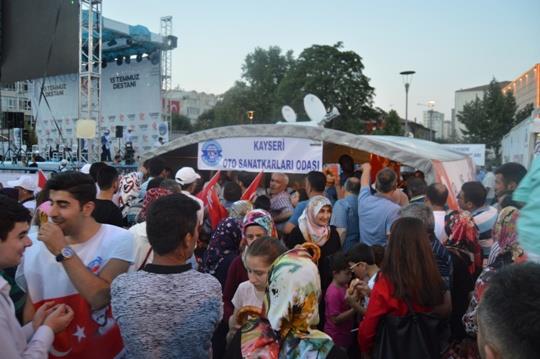 15 TEMMUZ DARBE GİRİŞİMİNİN 1.YIL DÖNÜMÜNDE TEKRAR MEYDANLARDAYIZ