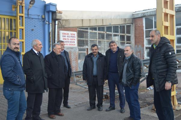 AĞAÇİŞLERİ SANAYİ SİTESİNDEKİ İMALATLA UĞRAŞAN ÜYELERİMİZİ ZİYARET ETTİK
