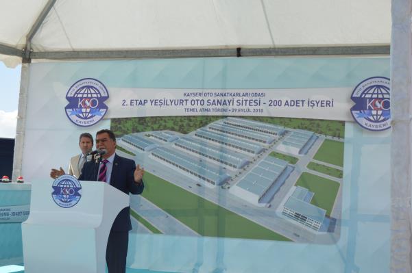 2.ETAP YEŞİLYURT OTO SANAYİ SİTESİ  TEMEL ATMA TÖRENİ