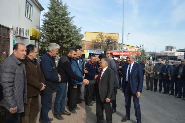 AK PARTİ BÜYÜKŞEHİR BELEDİYE BAŞKAN ADAYI SAYIN DR. MEMDUH BÜYÜKKILIÇ ODAMIZI ZİYARET ETTİ