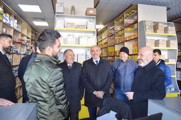 KOCASİNAN BELEDİYE BAŞKANI SAYIN AHMET ÇOLAKBAYRAKDAR'DAN ESNAFI VE ODAMIZI ZİYARET