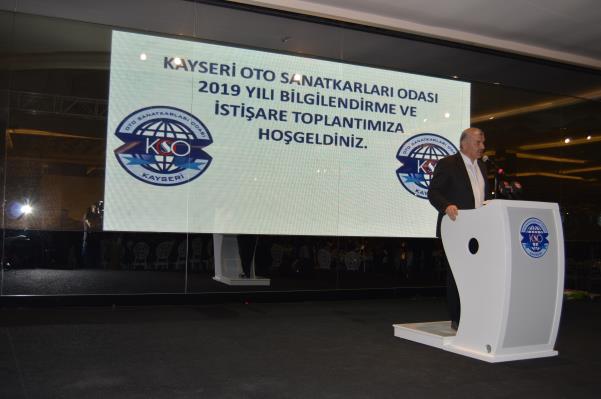 2019 YILI  BİLGİLENDİRME VE İSTİŞARE TOPLANTISINI YAPTIK