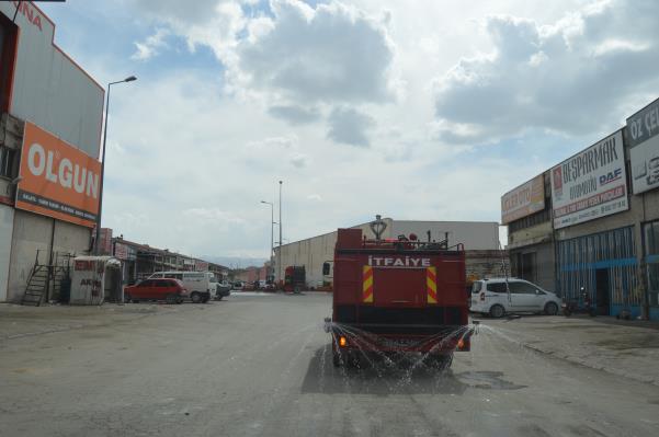 ANBAR SANAYİ SİTEMİZDE DEZENFEKTE ÇALIŞMASI YAPILDI.