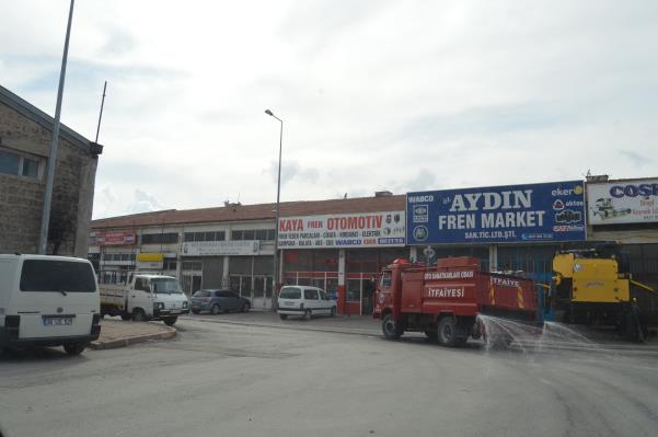 ANBAR SANAYİ SİTEMİZDE DEZENFEKTE ÇALIŞMASI YAPILDI.