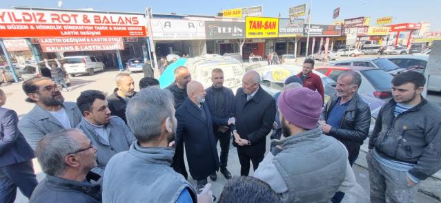 Esnaf dostu Kocasinan Belediye Başkanı Sayın Ahmet Çolakbayraktar dan  sanayi esnafımıza ziyaret