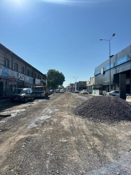 Oto Sanayi Sitemizde Alt yapı çalışmaları başladı. 