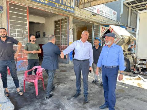 Esnaf sanatkar dostu Kocasinan Belediye Başkanımız Sayın Ahmet Çolakbayrakdar, Cuma namazı öncesinde sanayi esnafımızı ziyaret ederek hayırlı işler temennisinde bulundu.
