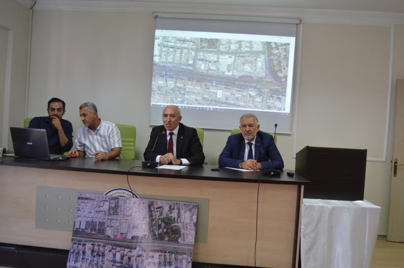 Yeni sanayi girişinde yapılacak Alt Geçit ile ilgili bilgilendirme ve istişare toplantısı yapıldı.