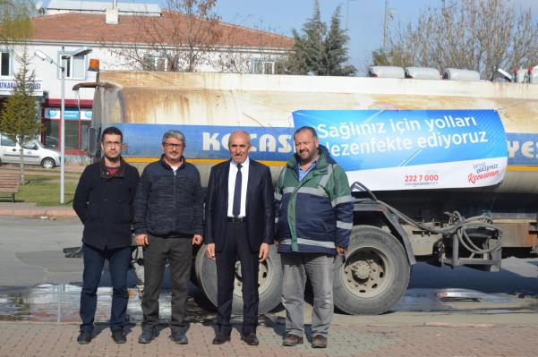 SANAYİMİZDE KORONA VİRÜSÜNÜ ÖNLEMEK İÇİN  DEZENFEKTE YAPILDI