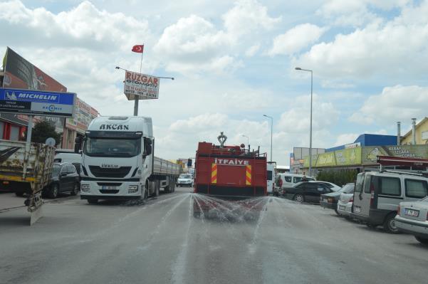 ANBAR SANAYİ SİTEMİZDE DEZENFEKTE ÇALIŞMASI YAPILDI.