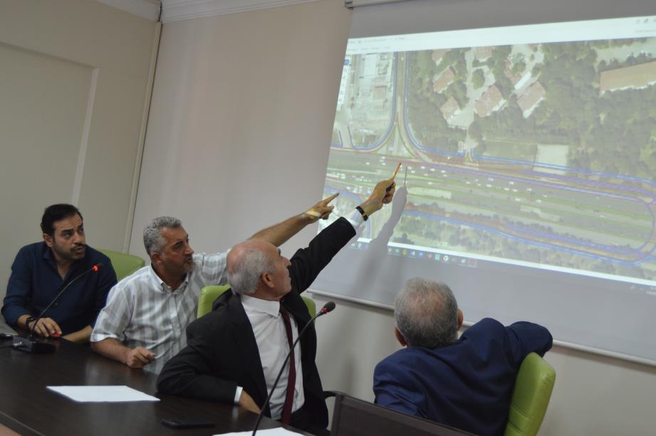 Yeni sanayi girişinde yapılacak Alt Geçit ile ilgili bilgilendirme ve istişare toplantısı yapıldı.