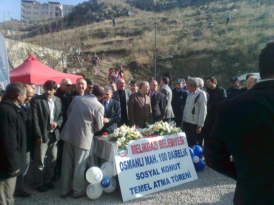 Melikgazi Belediyesi sosyal konut temel atılışı